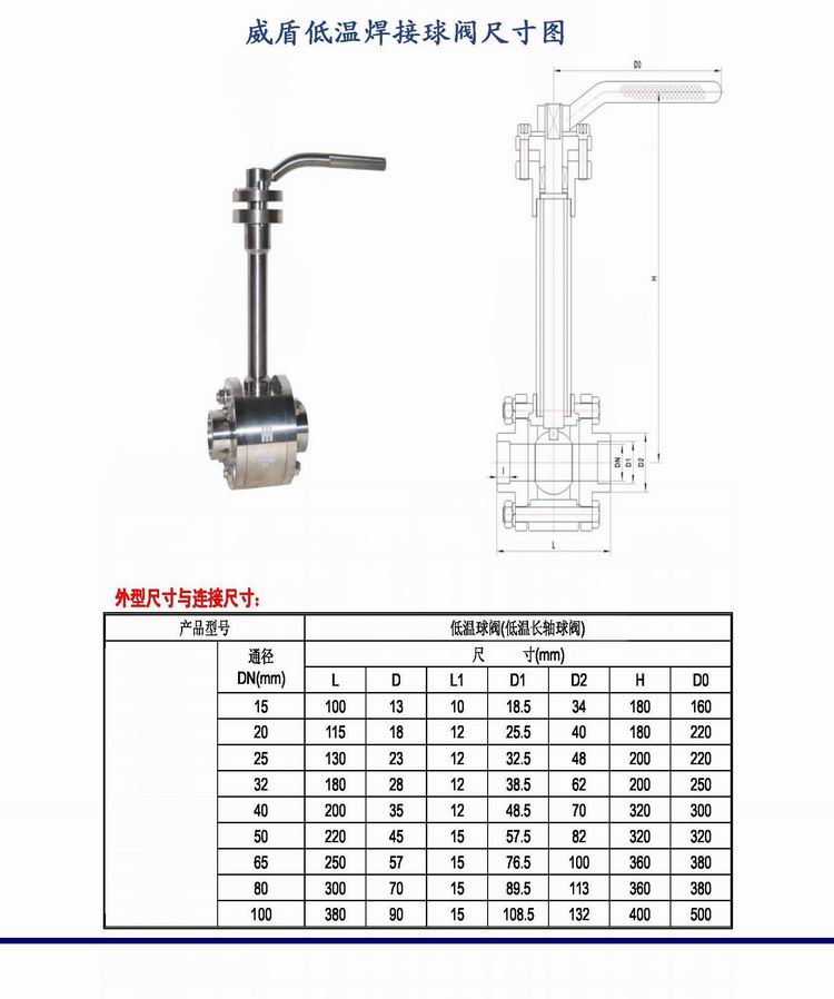 進口低溫焊接球閥